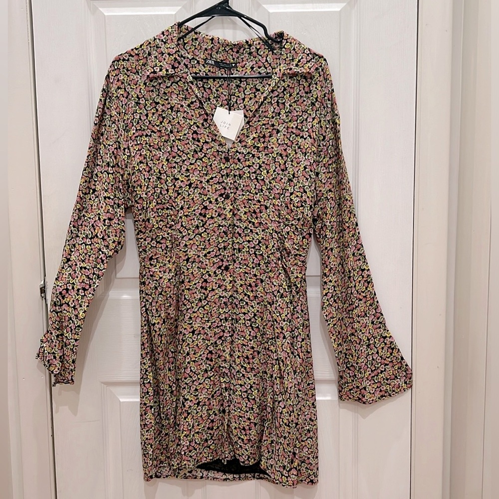 ZARA BUTTONDOWN DRESS
